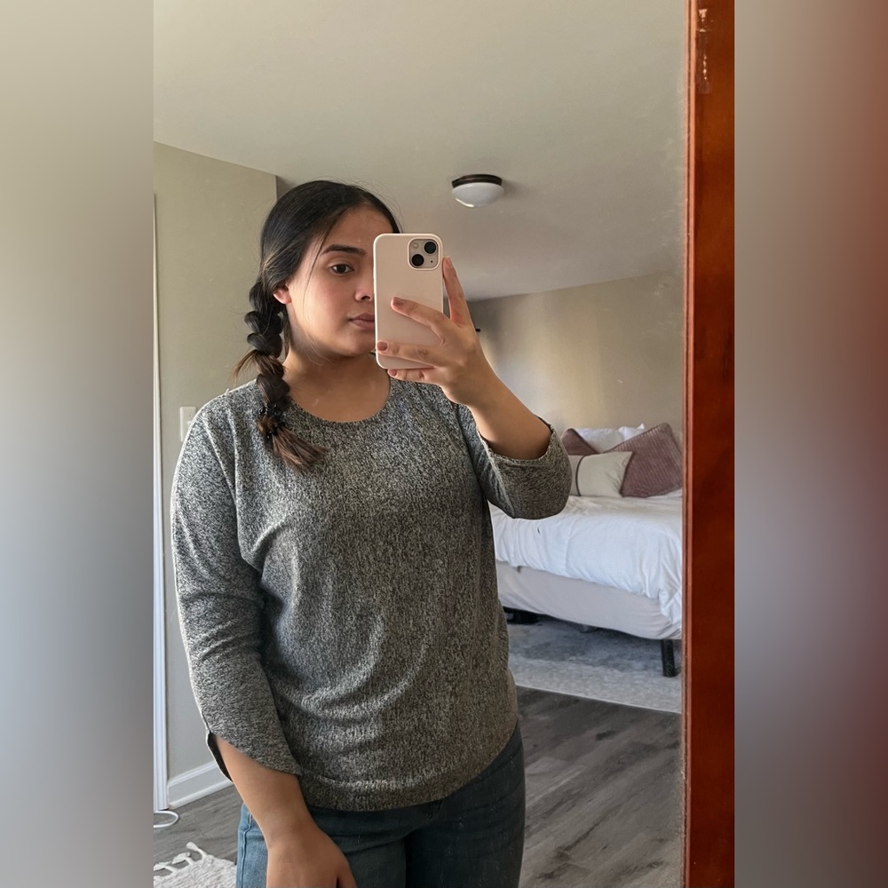Gray Blouse